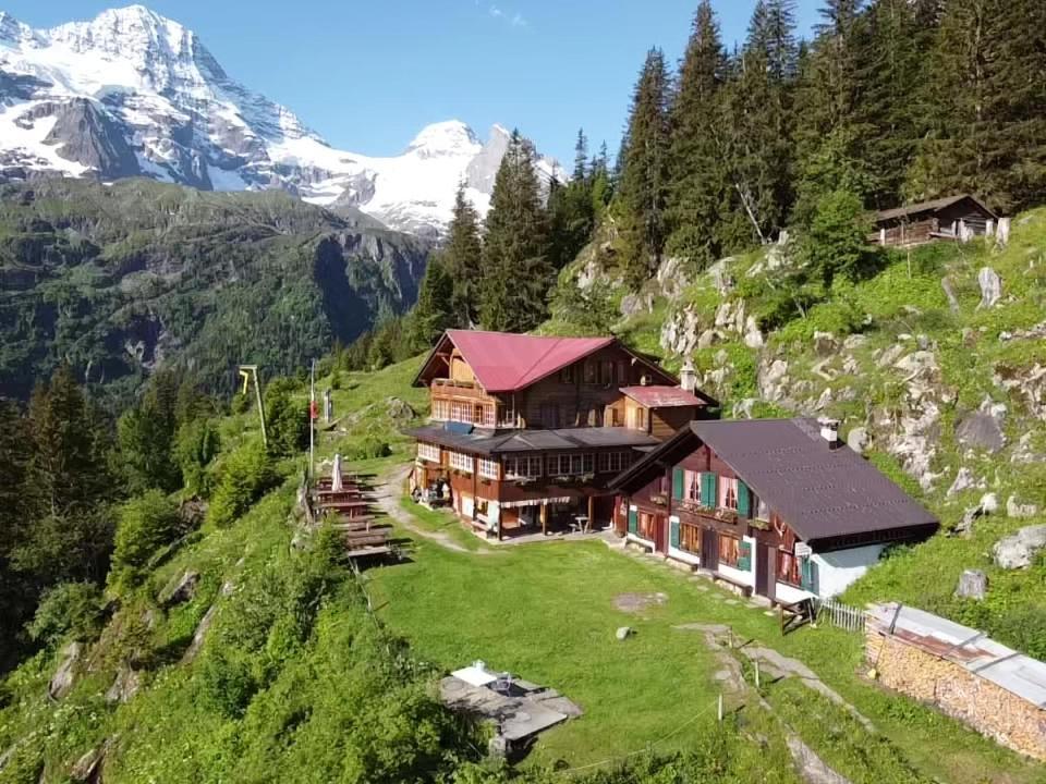 Готель Berggasthaus Tschingelhorn Штекельберг Екстер'єр фото